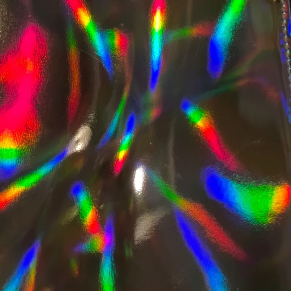 Christian Louboutin Loubi Krypton Glitter Clutch Bag - Picture 6 of 9